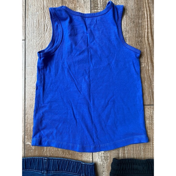 Girls Ocean Shark Graphic Tank & Shorts Outfit Bundled Set - Picture 11 of 14